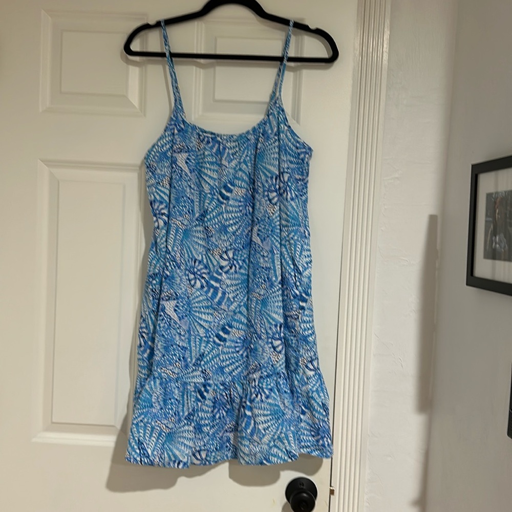 Linen Lilly pull-over dress